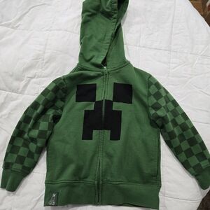MAD Engine Green and Black Kids Hoodie
